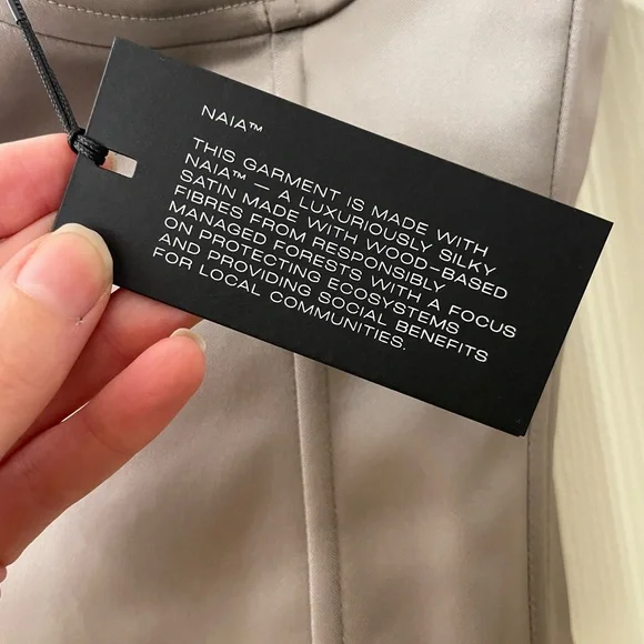 NWT Aritzia Dazzle Satin Bustier Top Ashen Size 10 - Picture 4 of 8